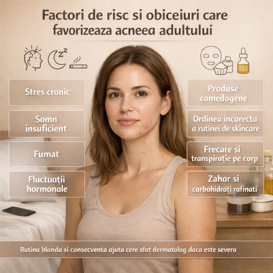 Tenul tău se comportă ca în adolescență? Ce ar trebui să știi despre acneea la vârsta adultă, cauze și tratament
