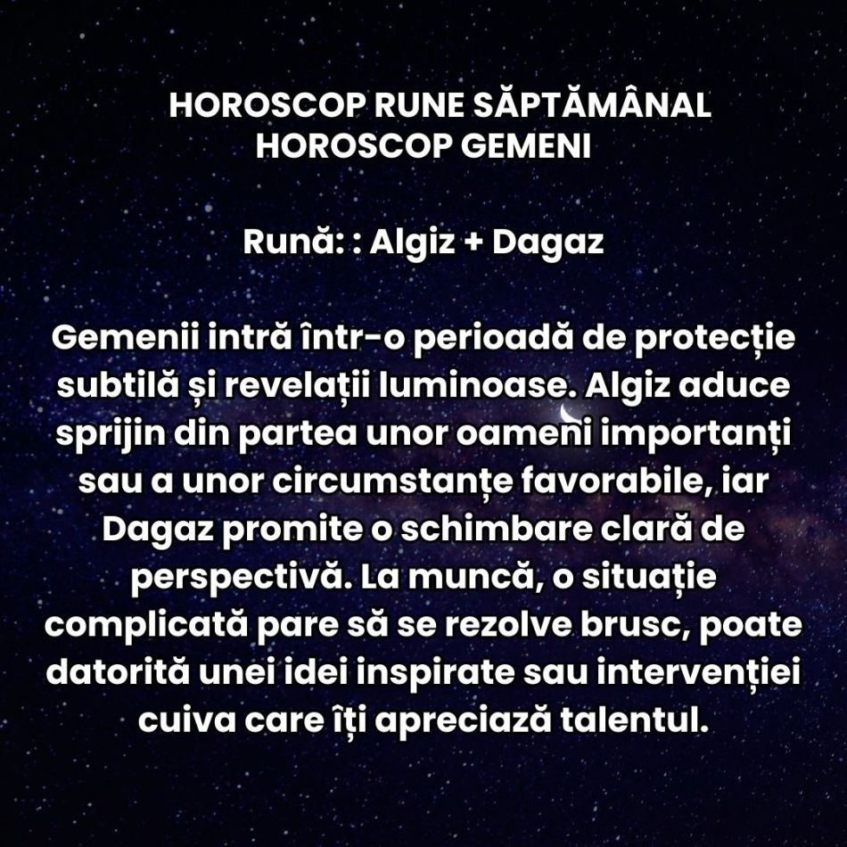 Horoscop Rune săptămâna 9-15 martie 2026:  Începem să vedem primele semne ale schimbării. Totul devine mai luminos