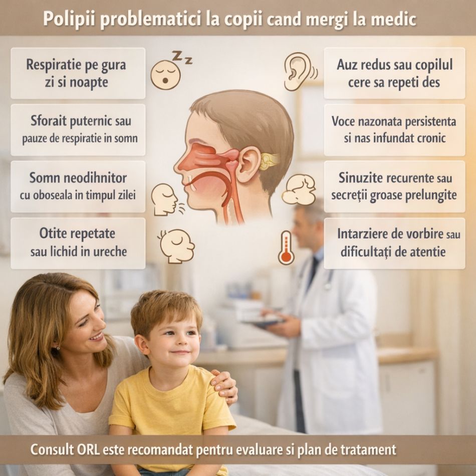 Polipii la copii: când sunt normali și când nu, care sunt simptomele, tratamentul și când este necesară 