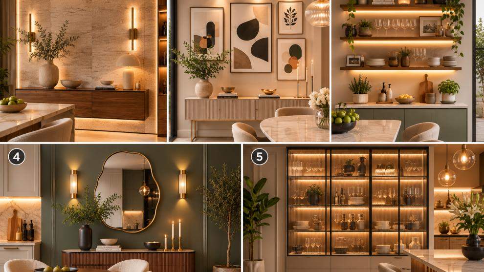 Cum să decorezi peretele liber al bucătăriei: 5 idei elegante care transformă complet designul interior
