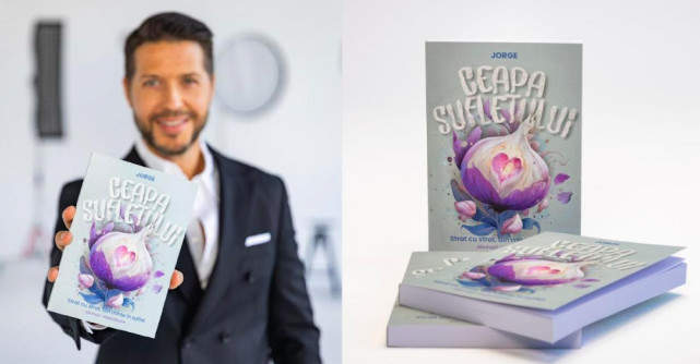 Jorge lansează cartea „Ceapa Sufletului” – un exercițiu de sinceritate și vindecare prin cuvinte
