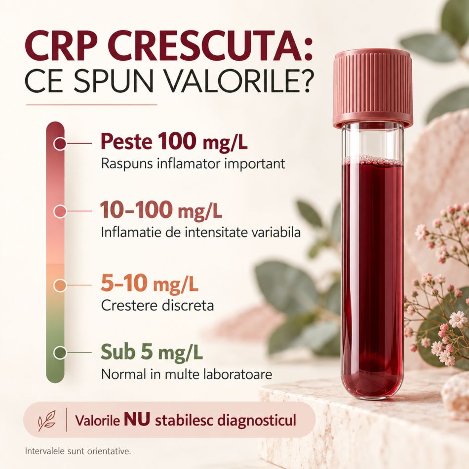 CRP și VSH crescute: ce înseamnă analizele pentru inflamație și ce pot spune despre sănătatea ta