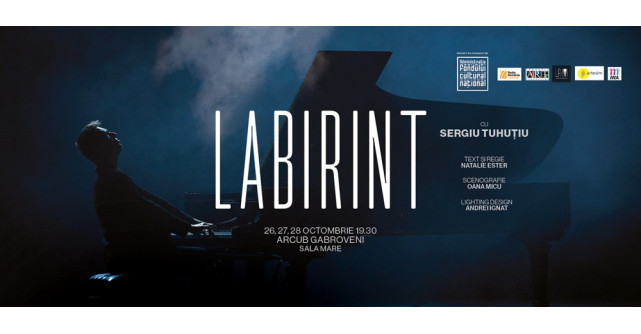 LABIRINT - Sergiu Tuhuțiu în dublă ipostază: pianist și actor
