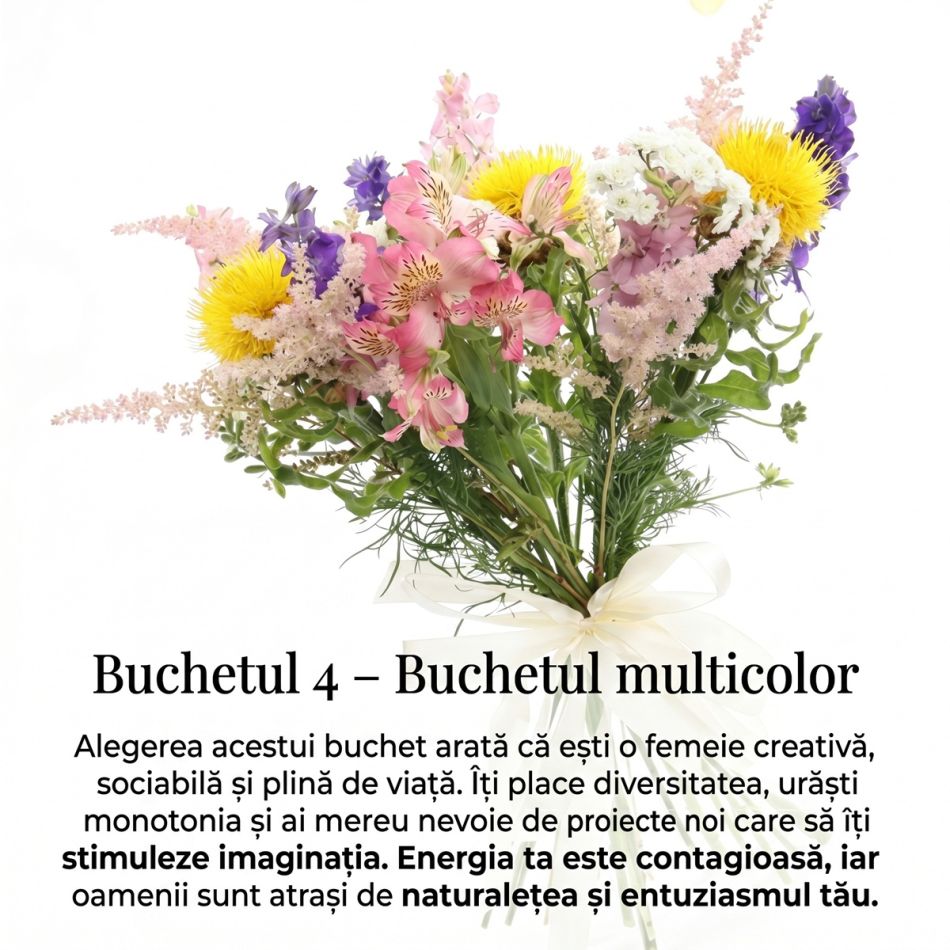 Test rapid: Alege un buchet și află ce fel de femeie ești de fapt!