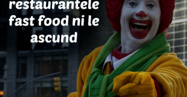 21 de lucruri pe care restaurantele fast food ni le ascund