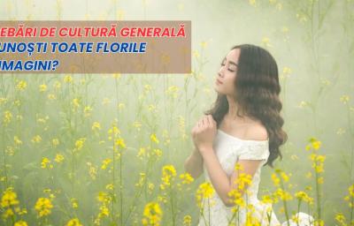 Intrebari de cultura generala: Recunosti toate florile din imagini?