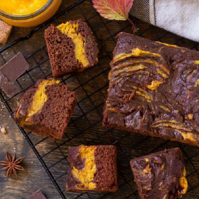Reteta de espresso pumpkin spice brownies, cea mai buna prajitura de sezon