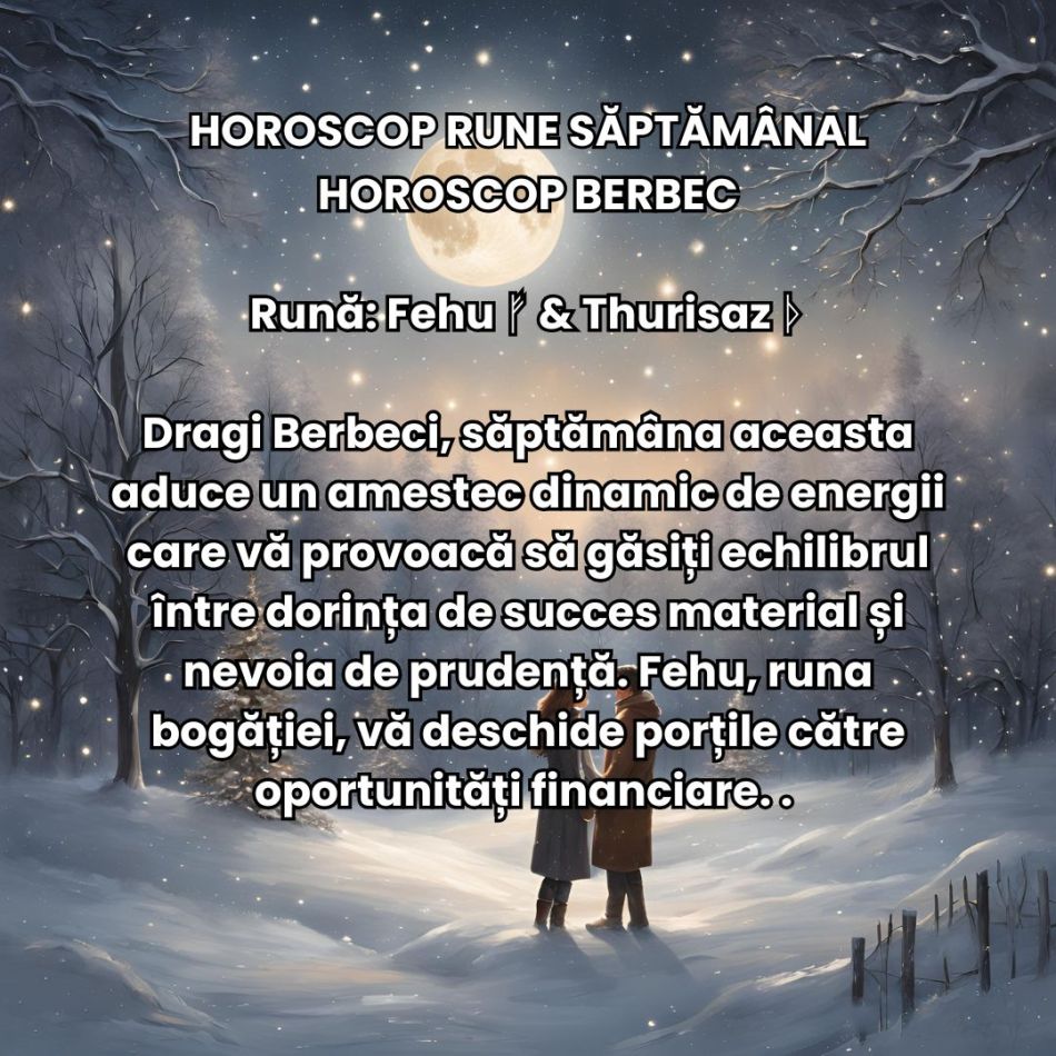 Horoscop Rune săptămâna 9-15 decembrie 2024  - Runele ne spun: „Capul sus, căci Mercur iese din retrograd! Ne redresăm rapid!”