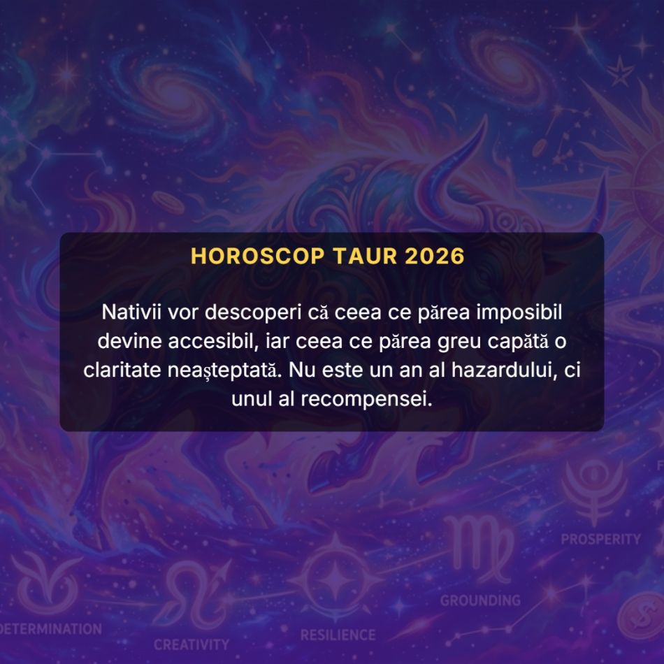 Cele 10 superputeri ale zodiei Taur în 2026. E anul în care i se împlinesc dorințele!