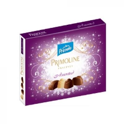 Primola praline, primoline in cutii de sarbatoare