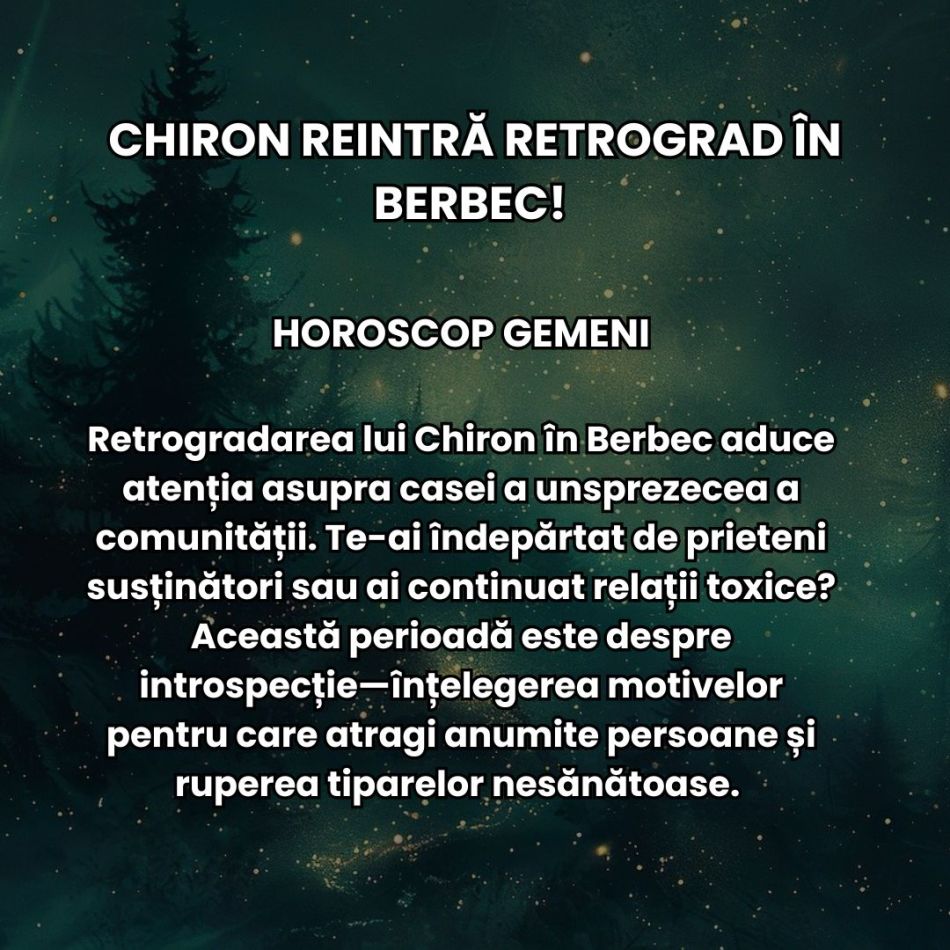 Chiron reintră retrograd în Berbec! Nu părăsește semnul de foc până în 2027! Vindecarea karmică va fi un drum anevoios!