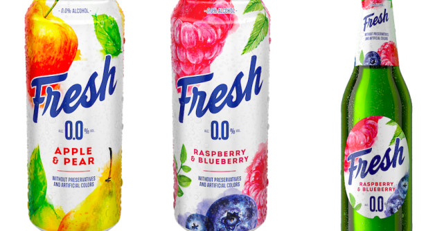 FRESH, un nou mix de suc de fructe cu bere 0.0