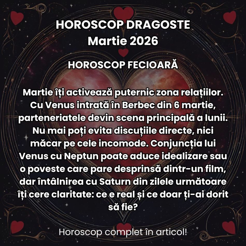Horoscop Dragoste Martie 2026: Deciziile romantice grele nu mai pot fi amânate, iar rănile inimii se redeschid
