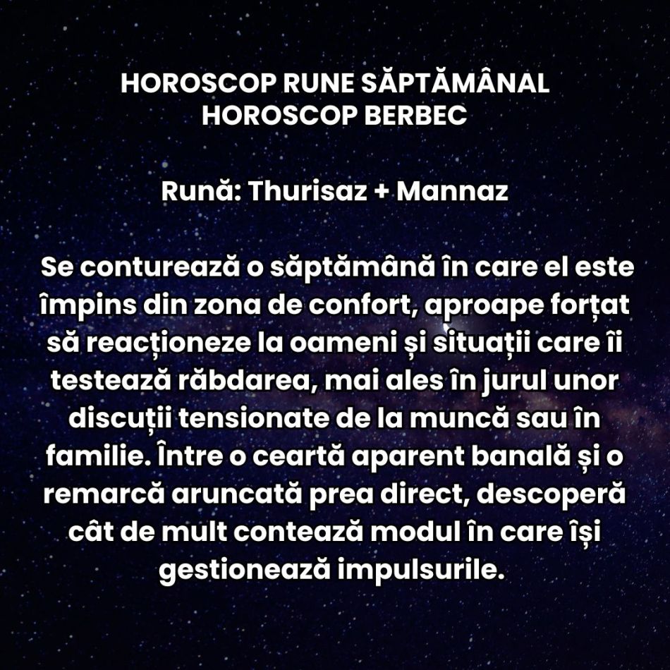 Horoscop Rune săptămâna 27 aprilie-3 mai: Visăm mai mult, dar ni se cere și mai multă disciplină. Trăim cu entuziasm și confuzie