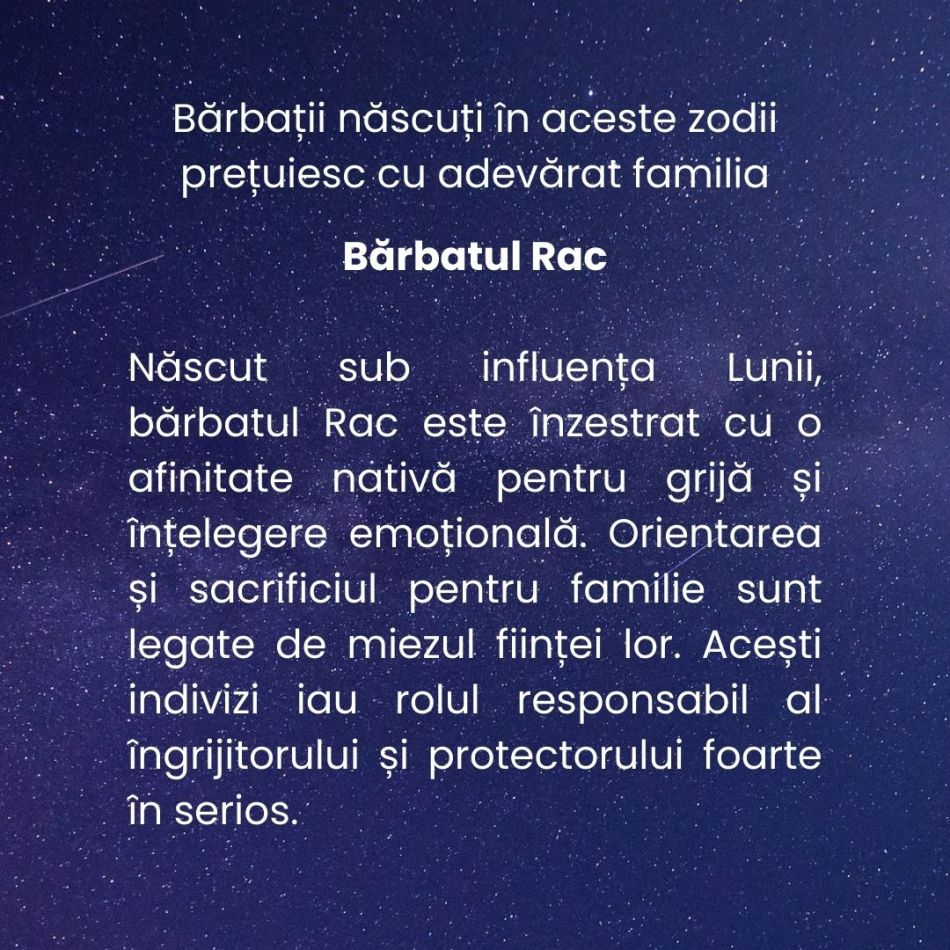 Bărbații născuți în aceste zodii prețuiesc cu adevărat familia