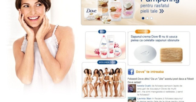 Dove relanseaza dove.ro - tot ce trebuie sa stii despre frumusete si ingrijire 