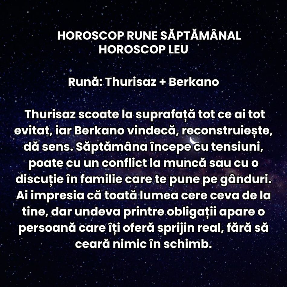 Horoscop Rune săptămâna 26 ian-1 feb 2026: Simțim că lucrurile nu mai pot continua la fel! Îndrăznim pe drumuri necunoscute