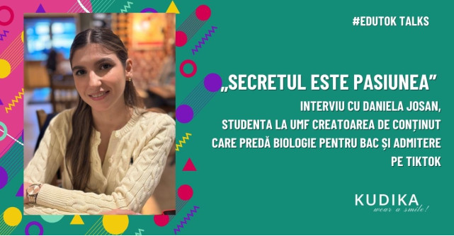 Daniela Josan: Studenta la UMF și creatoarea de conținut care predă biologie pentru BAC și admitere pe TikTok – INTERVIU