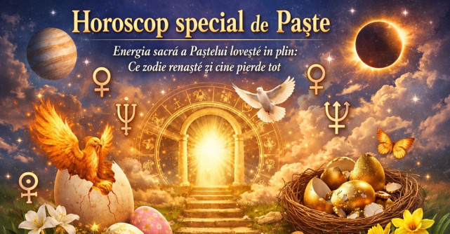 Horoscop special de Paște. Energia sacră a Paștelui lovește în plin: Ce zodie renaște și cine pierde tot