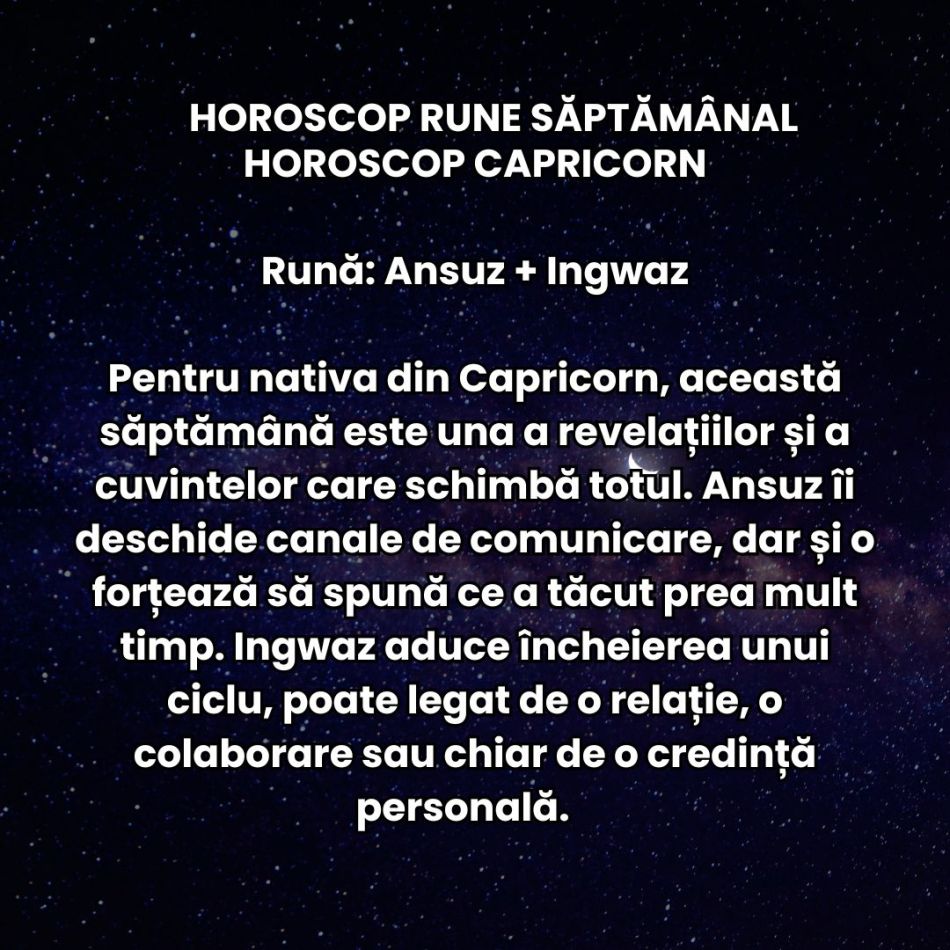 Horoscop Rune săptămâna 19-25 mai 2025: Suntem îndemnați să nu uităm de vise, să vedem semnele și să ne urmăm intuiția