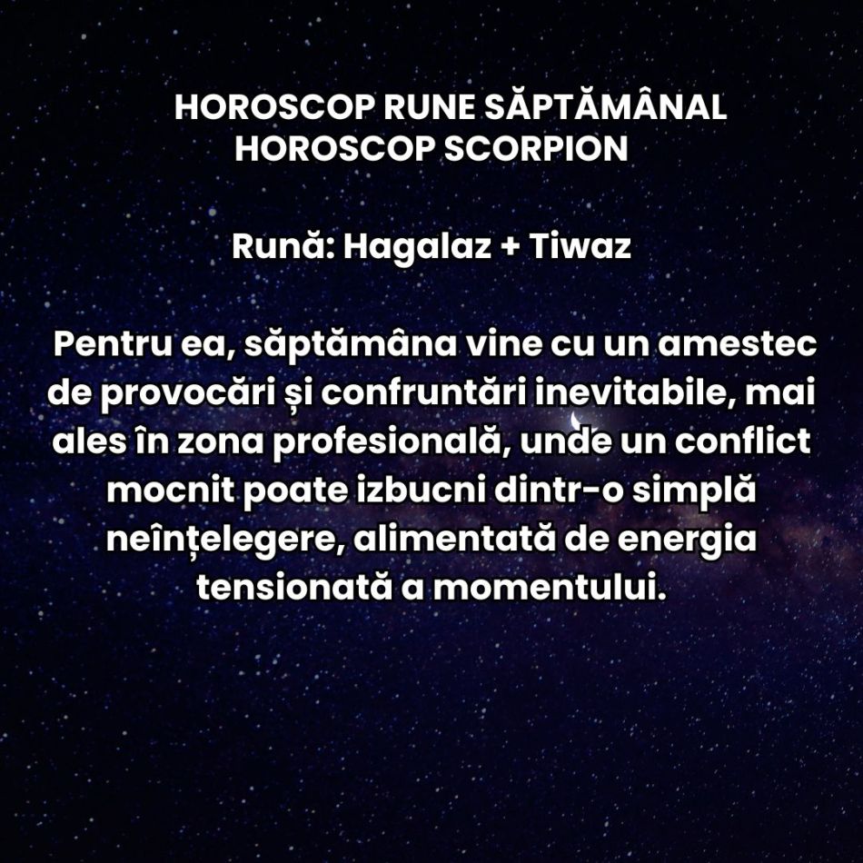 Horoscop Rune săptămâna 20-26 aprilie 2026: Nu mai acceptăm compromisuri ieftine. Ambiția și încăpățânarea colectivă cresc 