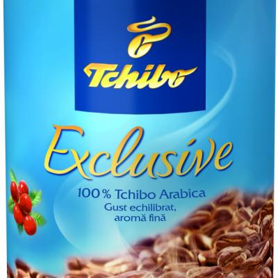 Tchibo Exclusive - acelasi gust si aceeasi aroma 100% Tchibo Arabica intr-un nou ambalaj