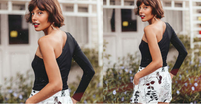 Bluza cu o mânecă și un umăr gol este Retro-Glamour și atât de sexy!