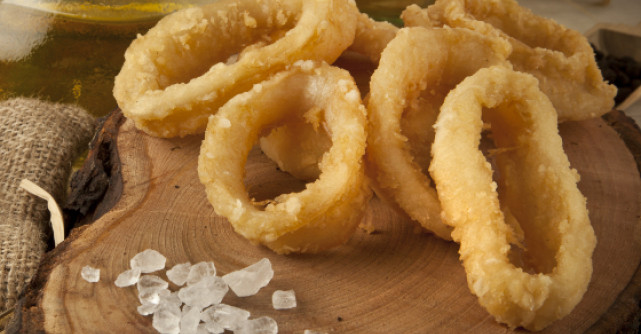 Calamar crocant cu maioneza aromata