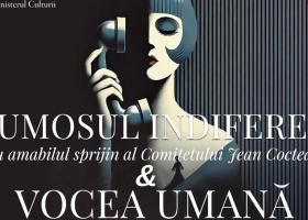 Soprana Oana Maria Şerban – apariţie unică în Frumosul indiferent şi Vocea umană la Teatrul Naţional de Operetă şi Musical