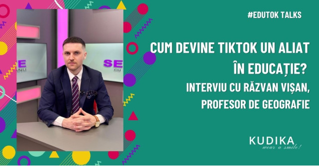 Cum devine TikTok un aliat în educație? Interviu cu Răzvan Vișan, profesor de geografie, despre educația digitală pentru GenZ