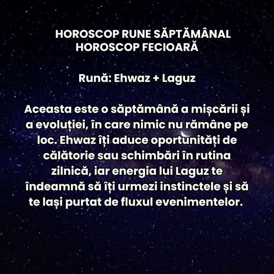 Horoscop Rune săptămâna 14-20 aprilie 2025: Trecem printr-o săptămână a contrastelor! Noile direcții prind contur rapid