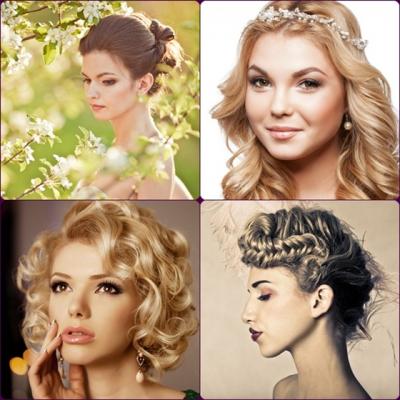 Coafuri de nunta: Modele romantice