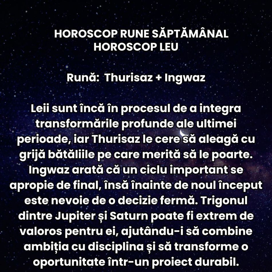 Horoscop Rune săptămâna 31 august-6 septembrie: Răbdarea ne este pusă la grea încercare! Efectele eclipsei încă se simt puternic