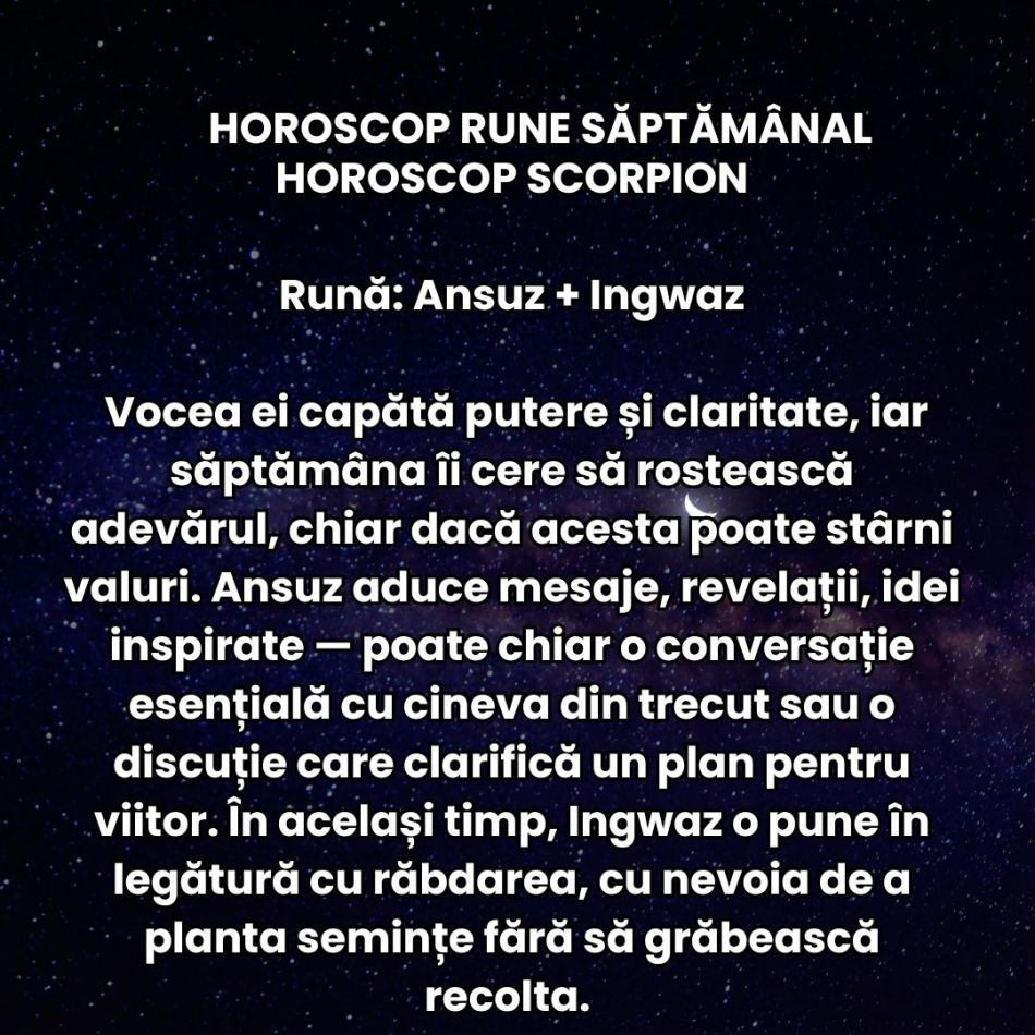 Horoscop Rune săptămâna 28 iulie – 3 august 2025: Nu mai putem iubi superficial, tânjim după mai multă tandrețe și profunzime
