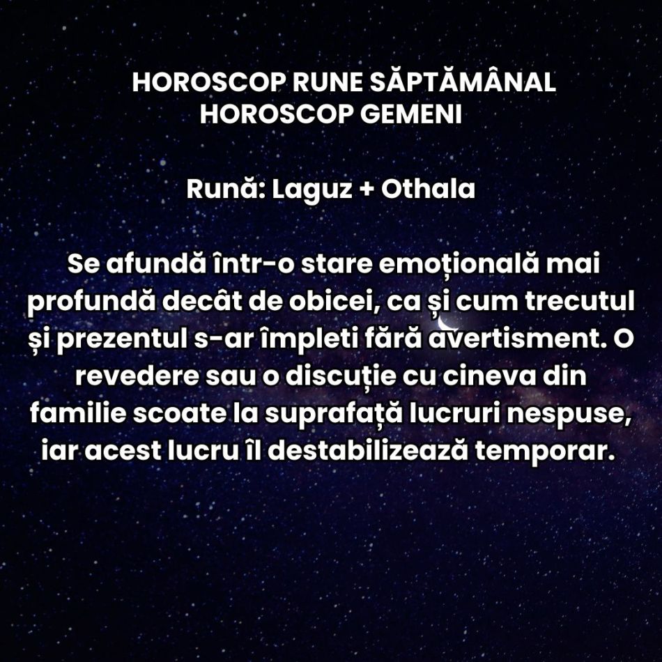 Horoscop Rune săptămâna 20-26 aprilie 2026: Nu mai acceptăm compromisuri ieftine. Ambiția și încăpățânarea colectivă cresc 