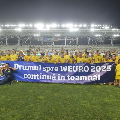 O NOUĂ VICTORIE: România învinge Armenia cu 3-1 și încheie preliminariile pentru WEURO 2025 cu șase victorii din șase posibile