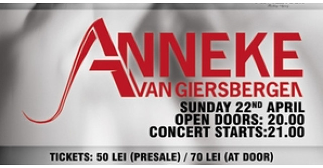 Anneke Van Giersbergen - live concert @ The Silver Church Club