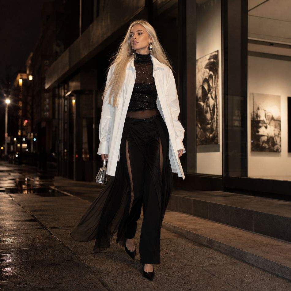 Cum porți cămașa albă oversized în 5 ținute foarte fashion: de la look minimalist la combinații îndrăznețe