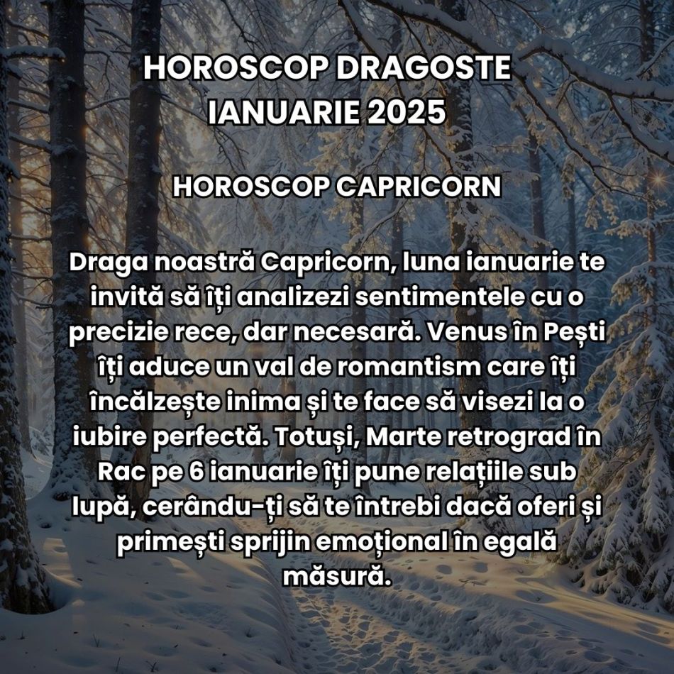 Horoscop dragoste ianuarie 2025: Începem anul cu o lună de visare, vindecare și transformare profundă în tainele inimii