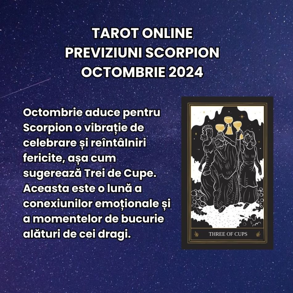Tarot online: Previziunile Universului în luna octombrie 2024 pentru zodia ta! Încotro te îndeamnă cărțile?