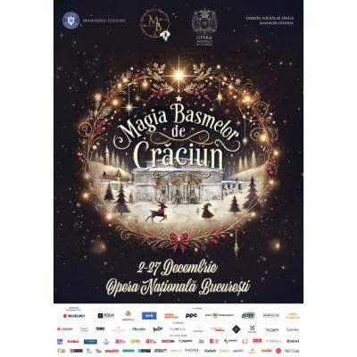 Târgul de Crăciun „Magia Basmelor”, pe esplanada Operei Naționale București în luna decembrie