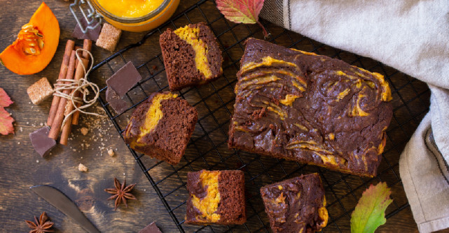 Reteta de espresso pumpkin spice brownies, cea mai buna prajitura de sezon
