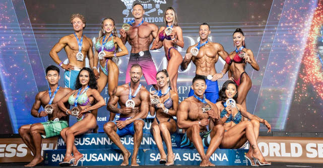Campionatele Mondiale IFBB 2025: România strălucește cu 9 medalii la Santa Susanna