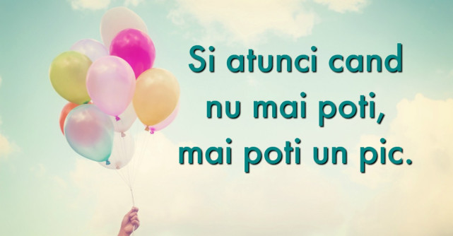 Cand esti pe marginea prapastiei si gata sa renunti...