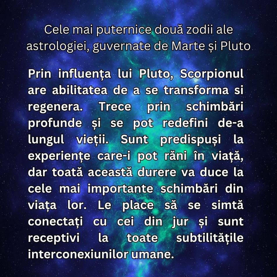 Cele mai puternice două zodii ale astrologiei, guvernate de Marte și Pluto