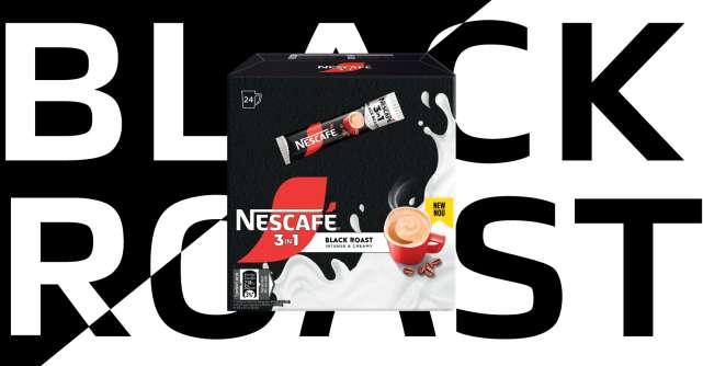 NESTLÉ anunță lansarea inovației  NESCAFÉ 3in1 Black Roast