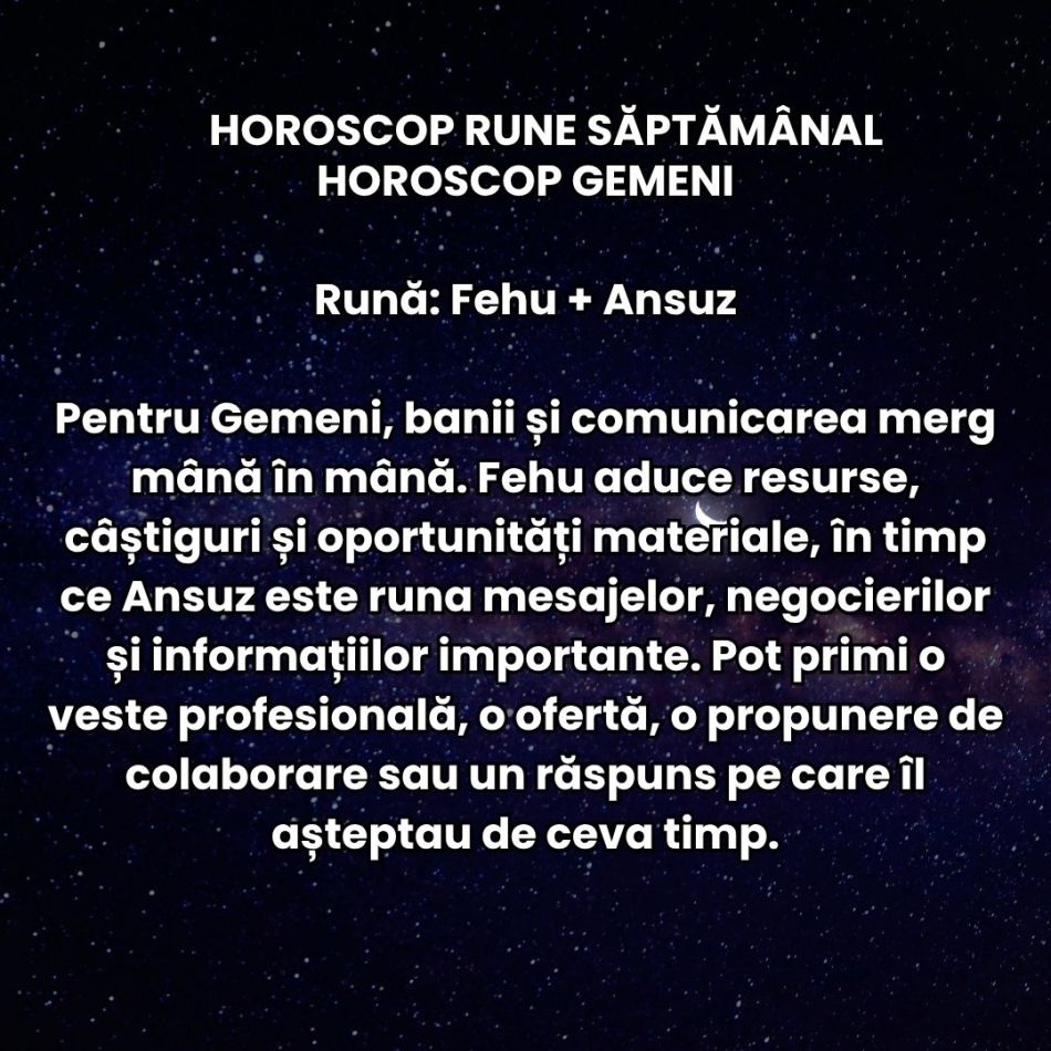 Horoscop Rune săptămâna 26 octombrie – 1 noiembrie: Luna Plină aduce adevărul la lumină, iar unele capitole ajung la final