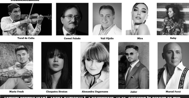 Artiști cunoscuți ai României cântă pe Arena Națională în memoria celor peste 56.000 de vieți răpuse de virusul Covid-19.