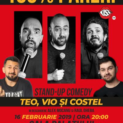 Alex Mocanu si Raul Gheba, Opening Act-ul pentru Mega-show-ul de Stand-Up “100% pareri”