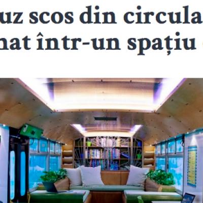 Un autobuz scos din circulație este adus la viață. Uite ce găsesti când deschizi ușa!